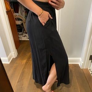 Cotton Skirt with slit